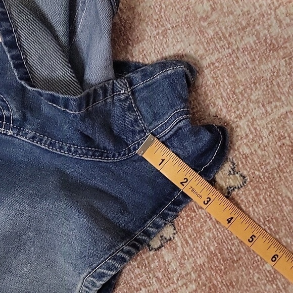 Sincerely Jules Stretchy Belted Super High Rise Denim Short - Size  9/29 - Picture 8 of 9